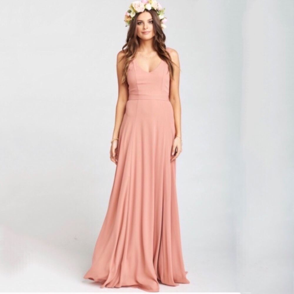 SMYMM JENN MAXI DRESS RUSTIC MAUVE CRISP